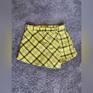 Plaid skort